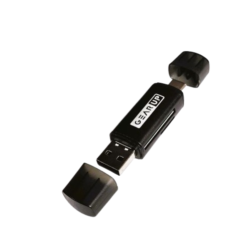 GearUP 4 In 1 Multifunction OTG Card Reader Type-C/USB /SD Card/TF Card Reader