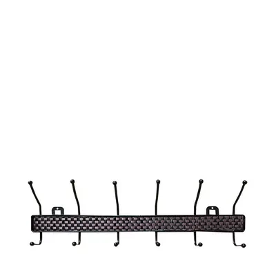 Steel Wire (22"x6") Wall 6 Hook Hanger (China)
