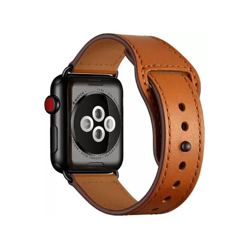 Promate Genio 42.L 42/44mm Leather Strap for Apple Watch Series 1-4